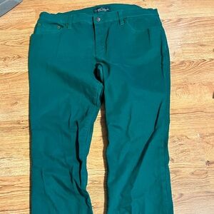 Lauren Ralph Lauren Green Straight Leg Jeans